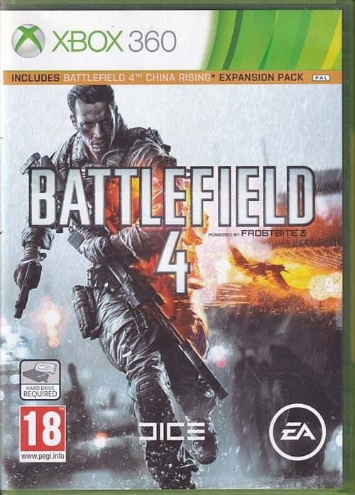 Battlefield 4 Inkl China Rising Expansion Pack - XBOX 360 (B Grade) (Genbrug)